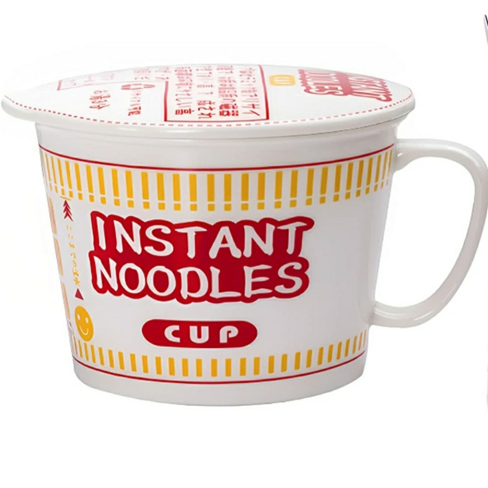 34 ounce Ramen noodles bowl with lid